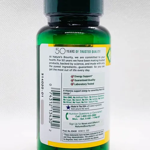 Viên uống đẹp da, móng, tóc Nature’s Bounty Biotin 5000mcg 72 Viên