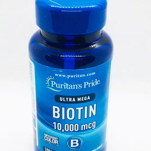 Viên uống hỗ trợ mọc tóc, ngăn rụng tóc Puritan’s Pride Biotin 10000mcg 100 Viên