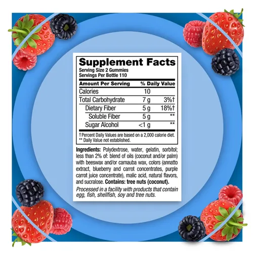 Kẹo Dẻo Bổ Sung Chất Xơ Vitafusion Fiber Well Gummies 220 Viên Của Mỹ