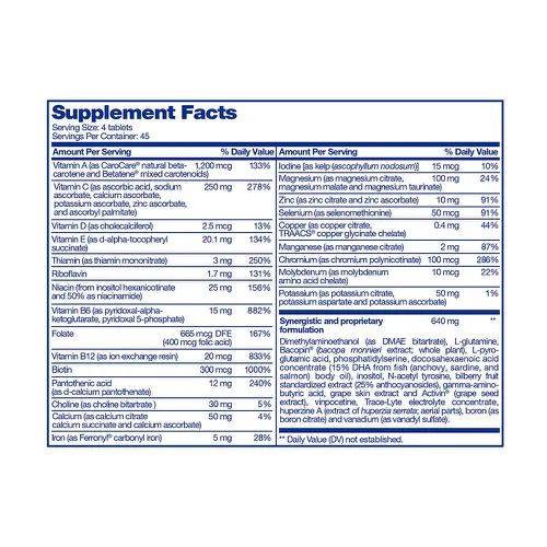 Viên Uống Giúp Tăng Cường Trí Nhớ Focus Factor 180 viên của Mỹ