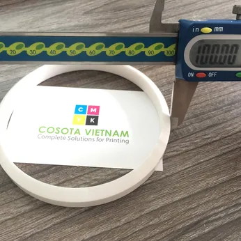 Vòng sứ gạt mực máy in Pad 100mm