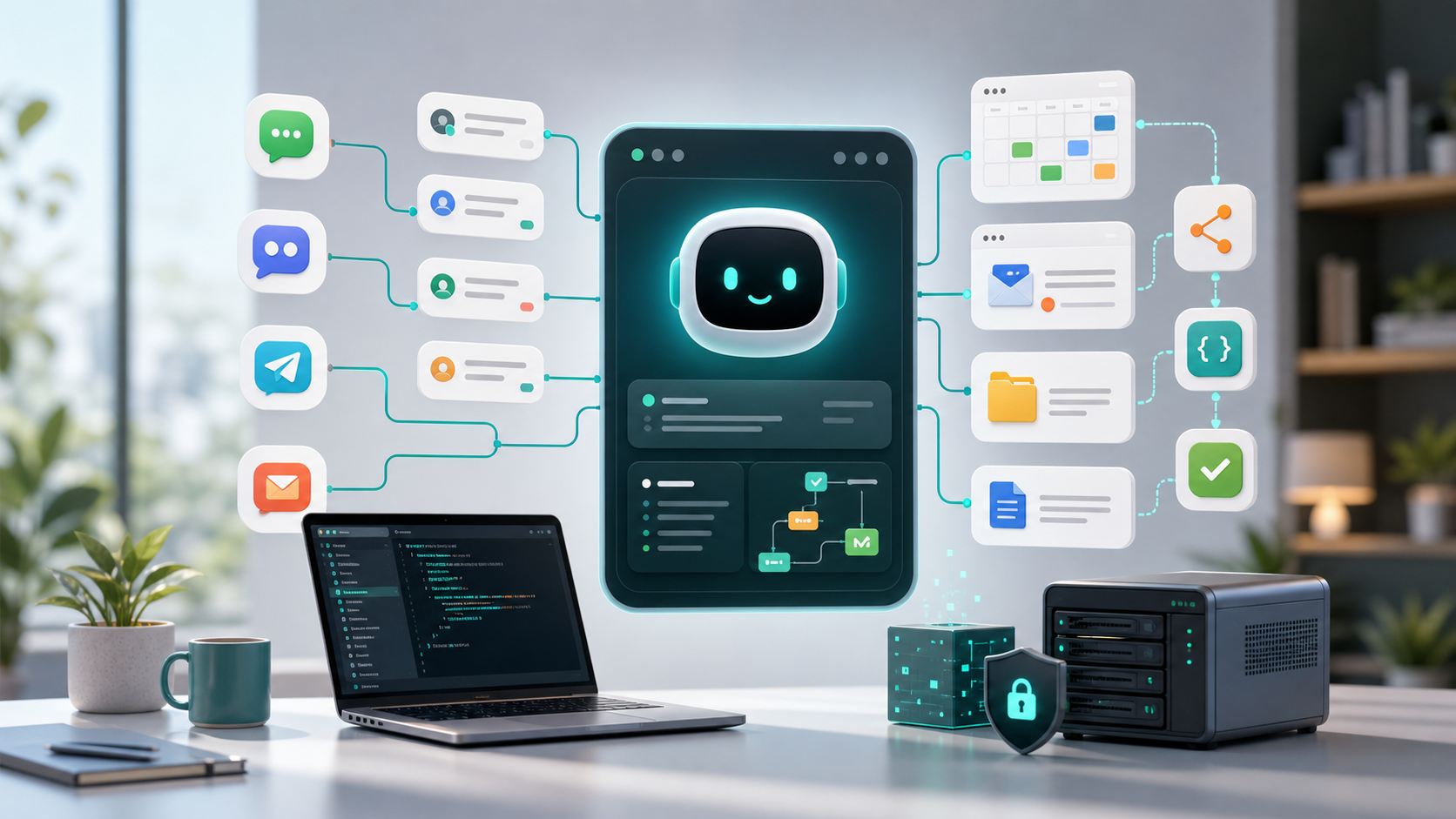 Minh họa OpenClaw - trợ lý AI cá nhân tự host