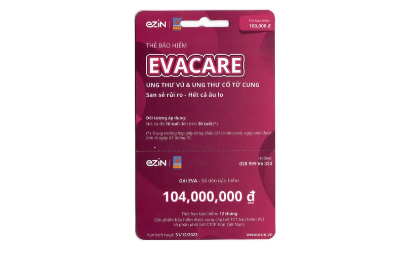 Thẻ bảo hiểm Evacare