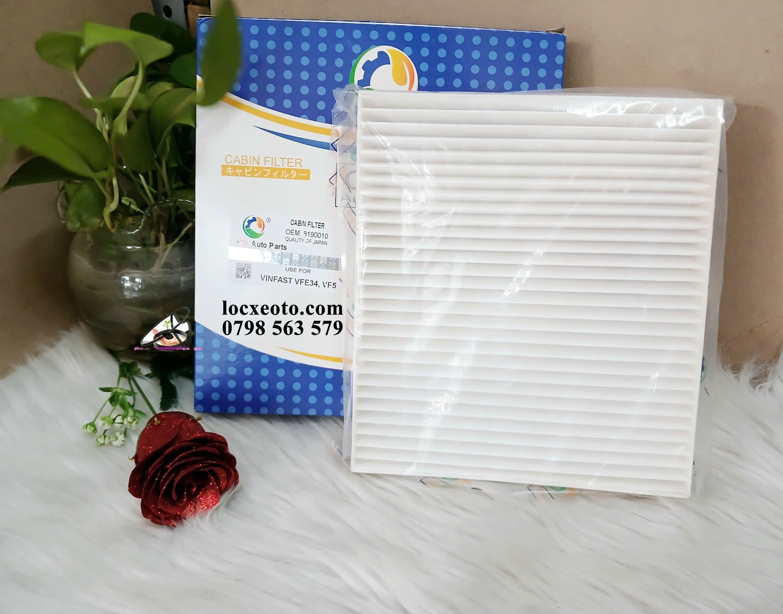 Lọc gió VF34 lọc sạch các tạp chất có trong không khí trước khi đưa vào cabin Lọc gió VF34 lọc sạch các tạp chất có trong không khí trước khi đưa vào cabin