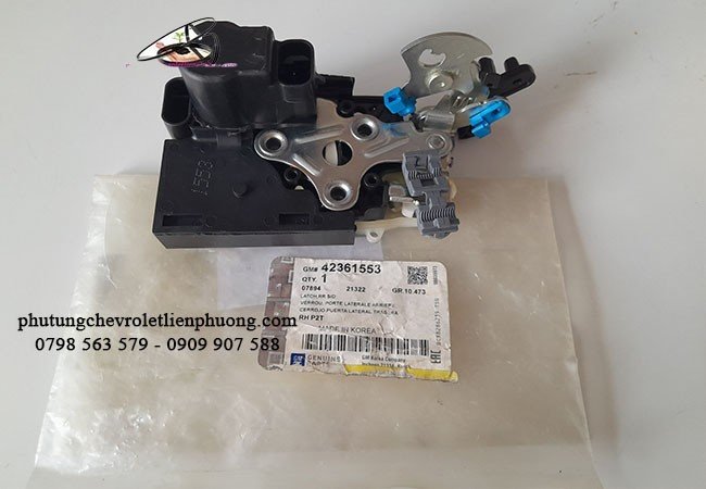 Cơ cấu khóa cửa sau phải xe gentra aveo Cơ cấu khóa cửa sau phải xe gentra aveo