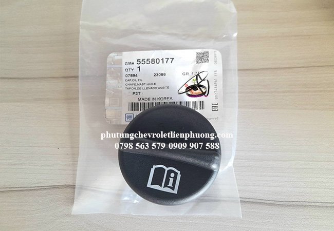 nắp đổ dầu máy cruze chính hãng gm mã 55580177 nắp đổ dầu máy cruze chính hãng gm mã 55580177