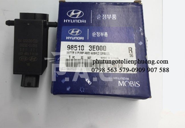 Mô tơ bơm nước rửa kính xe hyundai santafe Mô tơ bơm nước rửa kính xe hyundai santafe