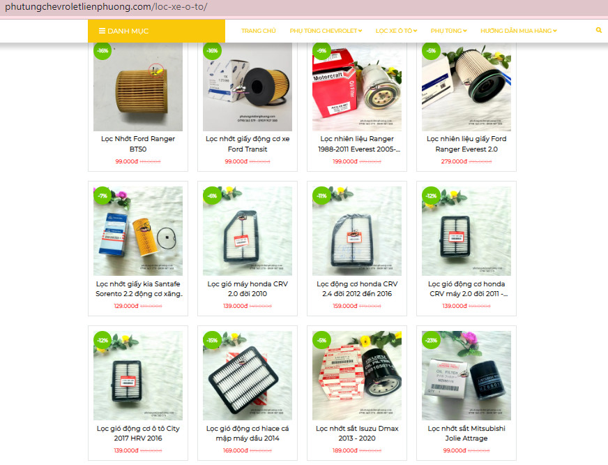 các sản phẩm lọc xe chevrolet các bác có thể tham khảo các sản phẩm lọc xe chevrolet các bác có thể tham khảo