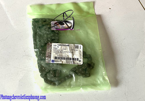 Xích cam xe Chevrolet Captiva 2016 C140 chính hãng Tem mác và mã số chính hãng của xích cam Captiva C140