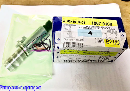 Cảm biến cam xã xe Chevrolet Captiva C140 chính hãng Tem mác và mã số chính hãng cảm biến cam xã xe Captiva C140