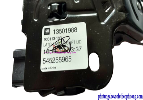 Cơ cấu ổ khóa ngậm cửa cốp sau xe Cruze Chi tiết mã số chính hãng GM ổ khóa ngậm cửa cốp sau xe Cruze