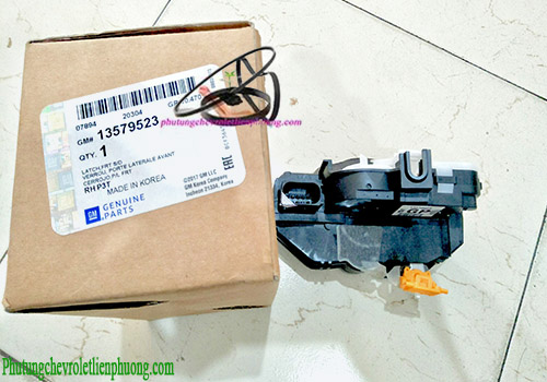 Cơ cấu khóa cửa trước phải xe Chevrolet Orlando Tem mác và bao bì chính hãng cơ cấu ổ khóa ngậm cửa trước xe Orlando