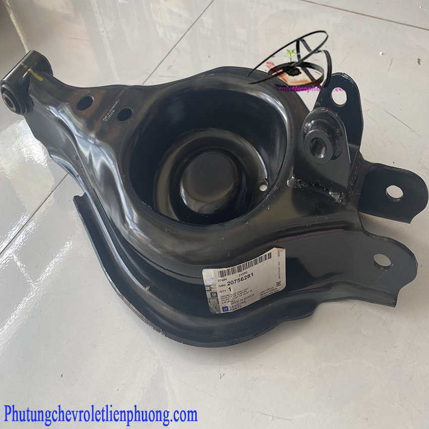 Càng A sau trái xe Chevrolet Captiva Tem mác và mã số chính hãng của càng A sau trái xe Captiva