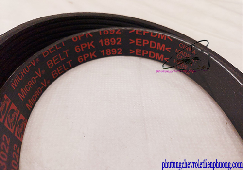 Dây curoa tổng xe Chevrolet Captiva,Vivant máy xăng Thông số chi tiết trên thân dây curoa tổng xe Captiva,Vivant máy xăng