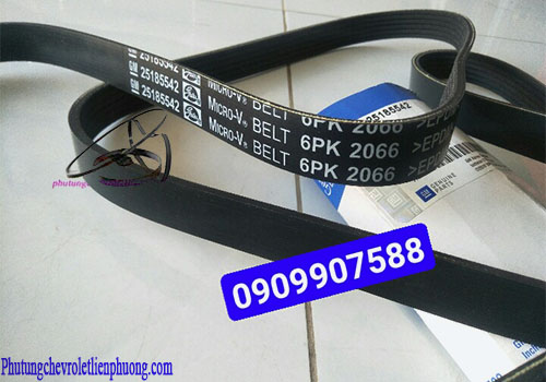 Dây curoa tổng captiva máy dầu chính hãng Thông số kỹ thuật trên dây curoa tổng Captiva máy dầu