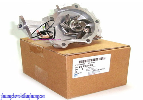 Bơm nước làm mát động cơ xe Matiz 2 Chi tiết mã số chính hãng GM bơm nước làm mát xe Matiz 2