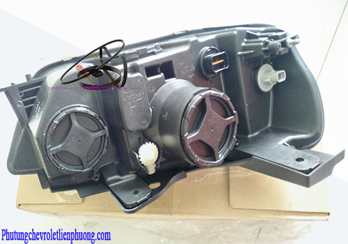 Đèn pha LED Chevrolet Captiva 2016-2017 chính hãng Chi tiết mặt sau đèn pha Led Captiva 2016-2017