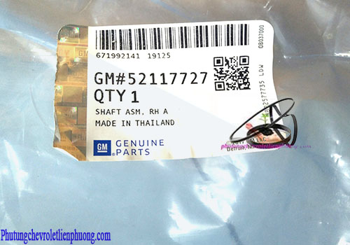 Cây láp sau bên phải Chevrolet Colorado chính hãng Cây láp sau bên phải Chevrolet Colorado chính hãng