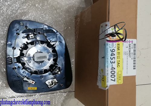 Mặt gương chiếu hậu xe Chevrolet Captiva Revv 2016 Chi tiết tem nhãn và vỏ hộp chính hãng mặt gương chiếu hậu xe Captiva Revv