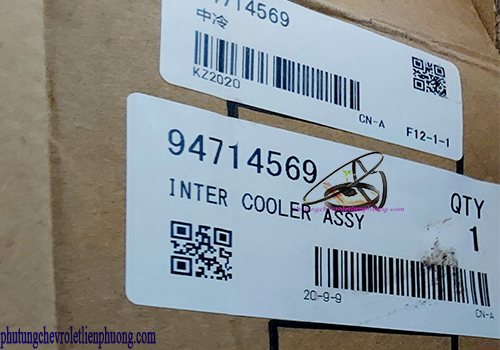 Két làm mát Turbo Colorado chính hãng Chi tiết vỏ hộp và tem nhãn chính hãng két làm mát Turbo Colorado