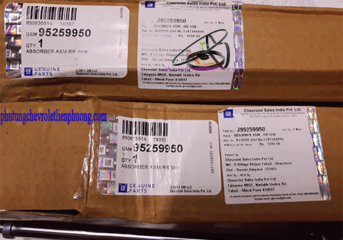 Giảm xóc sau xe Chevrolet Spark M300 Chi tiết vỏ hộp xảm xóc sau Chevrolet Spark M300 chính hãng GM