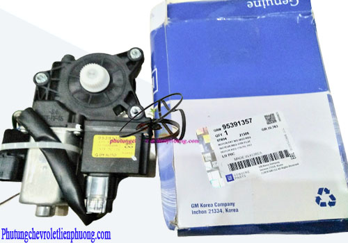 Mô tơ nâng hạ kính trước xe Captiva C140 chính hãng Tem mác và vỏ hộp chính hãng của mô tơ nâng hạ kính xe Captiva c140