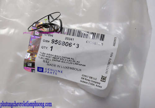 Cổ đổ nước bình rửa kính xe Cruze,Lacetti Chi tiết tem nhãn chính hãng cổ đổ nước bình rửa kính xe Cruze,Lacetti