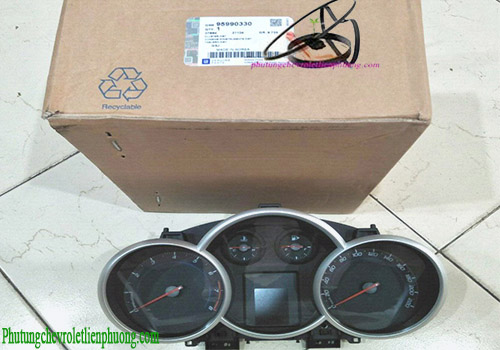 Đồng hồ taplo xe Chevrolet Cruze chính hãng Vỏ hộp và tem mác chính hãng Gm của đồng hồ taplo xe Cruze