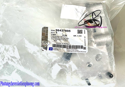 Đế bắt van hằng nhiệt Chevrolet Spark M300 Tem mác và mã số chính hãng đế van hằng nhiệt Chevrolet Spark M300