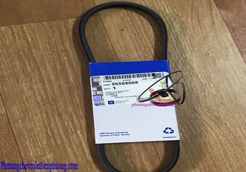 Dây curoa máy phát xe Matiz3,Spark M200 Hình ảnh thực tế vỏ hộp và mã số chính hãng dây Curoa máy phát xe Matiz3