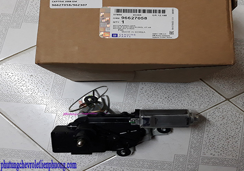 Mô tơ gạt mưa sau xe Captiva chính hãng Mô tơ gạt mưa sau Captiva và vỏ hộp chính hãng Gm