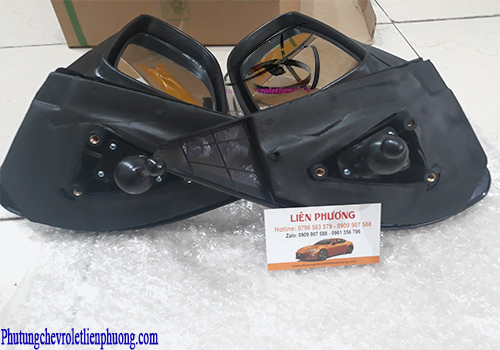 Gương chiếu hậu gập cơ xe Gentra Hình ảnh vị trí lắp đặt gương hậu gập cơ xe Gentra