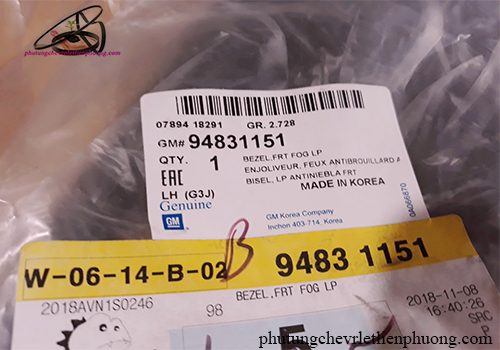 chụp đèn gầm trái xe cruze chụp đèn gầm trái xe cruze