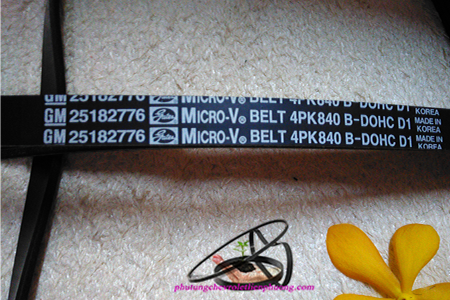 dây curoa máy phát xe spark m300 chính hãng dây curoa máy phát xe spark m300 chính hãng