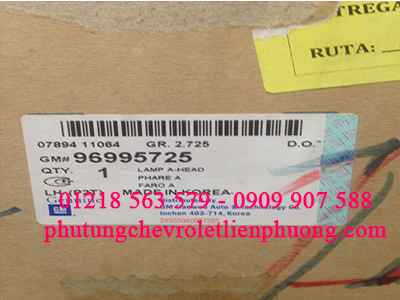 Đèn pha xe Aveo 2014 chính hãng Đèn pha xe Aveo 2014 chính hãng