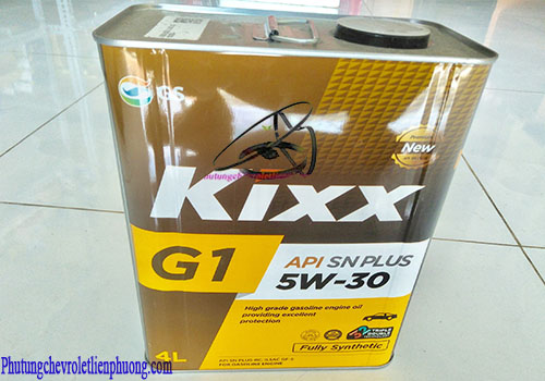 Dầu nhớt động cơ ô tô nhãn hiệu Kixx G1 5W30 Dầu nhớt Kixx giúp duy trì sức mạnh động cơ