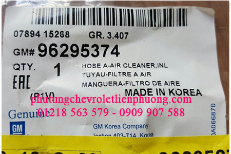 ống hút gió ngoài vào xe magnus chính hãng gm ống hút gió ngoài vào xe magnus chính hãng gm