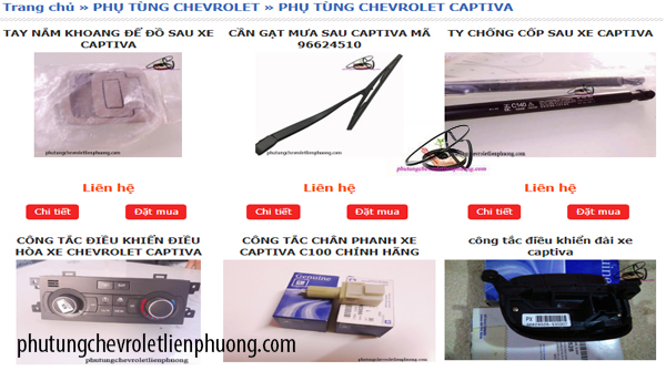 phụ tùng máy captiva phụ tùng máy captiva