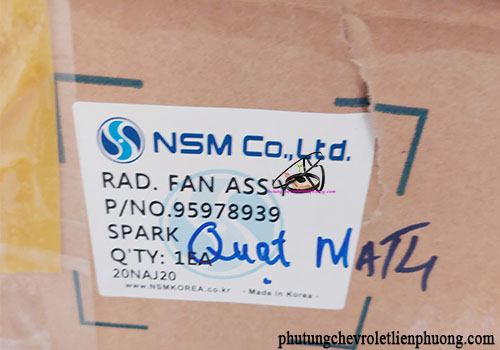 quạt két nước xe spark m300 quạt két nước xe spark m300