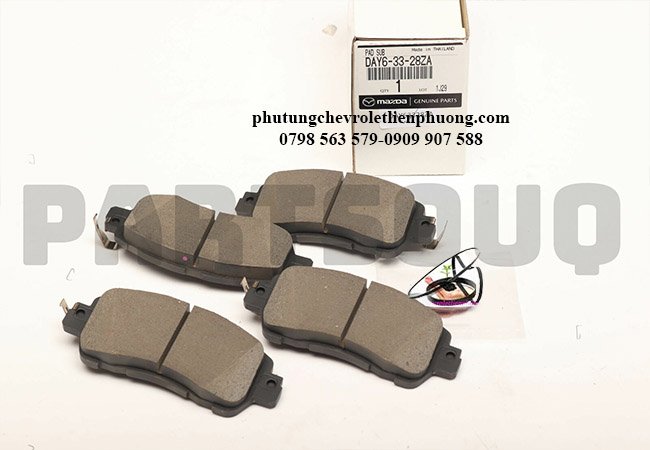má phanh trước xe mazda 2 chính hãng má phanh trước xe mazda 2 chính hãng