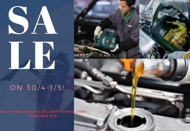 Thay dầu động cơ định kỳ ldịp lễ 30/4 giúp động cơ hoạt động trơn tru và bền bỉ hơn. Thay dầu động cơ định kỳ ldịp lễ 30/4 giúp động cơ hoạt động trơn tru và bền bỉ hơn.