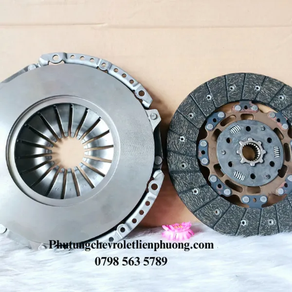 Bộ bàn ép lá côn kép Chevrolet Captiva 2013 máy xăng chính hãng mã 24268466