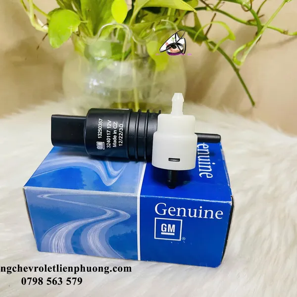 Mô tơ bơm nước rửa kính Orlando, Fadil chính hãng Mã 13250357