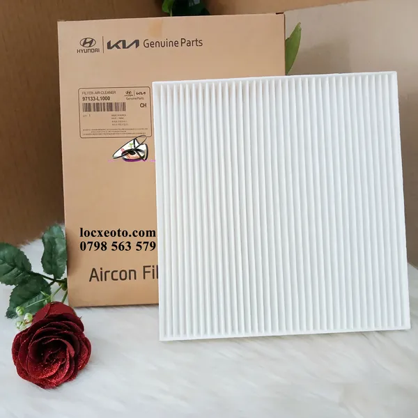 Lọc gió điều hòa Santafe (21-22), Carnival(21-22), Kia Sorento (21-22) hàng chuẩn đẹp mã  97133-L1000
