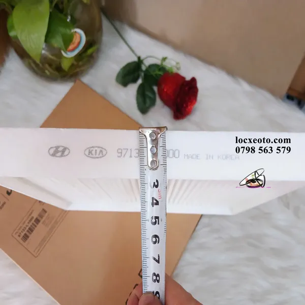 Lọc gió điều hòa Santafe (21-22), Carnival(21-22), Kia Sorento (21-22) hàng chuẩn đẹp mã  97133-L1000