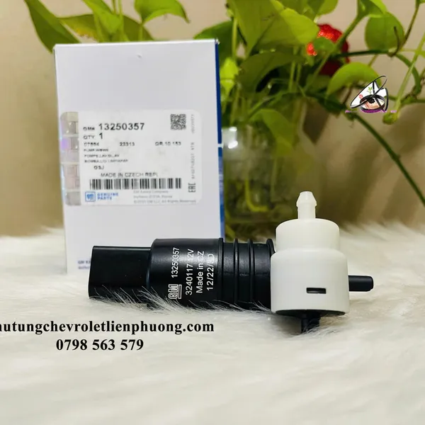 Mô tơ bơm nước rửa kính Orlando, Fadil chính hãng Mã 13250357