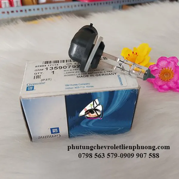 Bóng đèn gầm chevrolet traiblazer chính hãng mã 13590792 thông số bóng 881