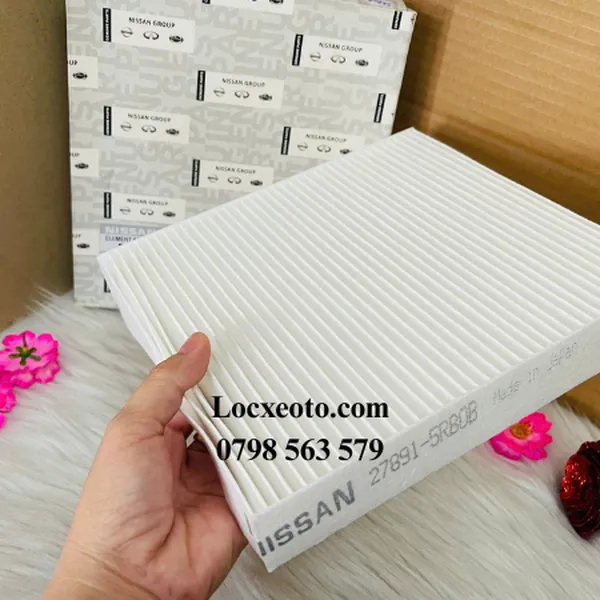 Lọc gió điều hoà Almera trên 21 Xtrail T33 mã 27891-5RB0B