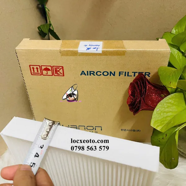 Lọc gió điều hòa kia morning, picanto hàng cao cấp, chất lượng. Mã 97133-G6000