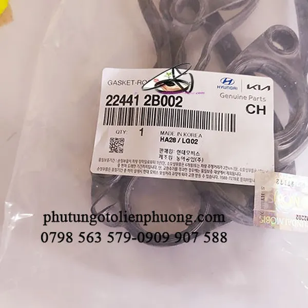 Gioăng giàn cò xe kia forte rio carens hyundai elantra chính hãng mã 224412b002